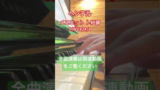 Download lagu [Perfect for a mellow encore] Handel 'Minuet in G minor, HWV 434/4' (Performed by Takuhiro Fuji) ... mp3
