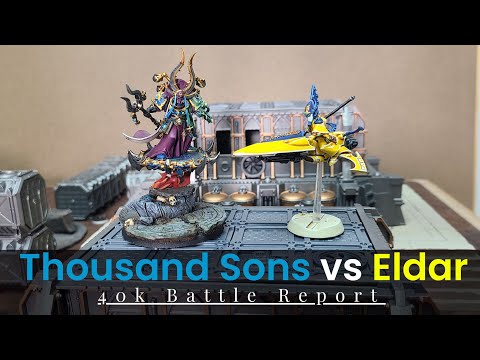 Thousand Sons vs Iyanden Eldar: 40k 10th Edition Battle Report