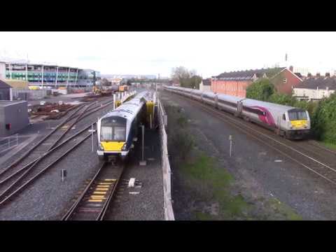 NIR 4000 Class DMU 4008 & IE 201 Class loco 206 + Enterprise Train at Adelaide