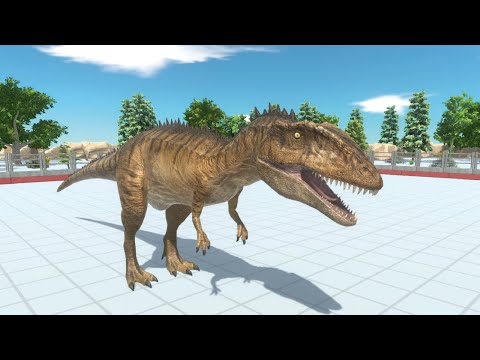 NEW CARCHARODONTOSAURUS DINO VS ALL UNITS - NEW ARBS UNIT - Animal Revolt Battle Simulator