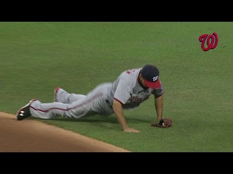 Rendon makes diving stop to nab Brown