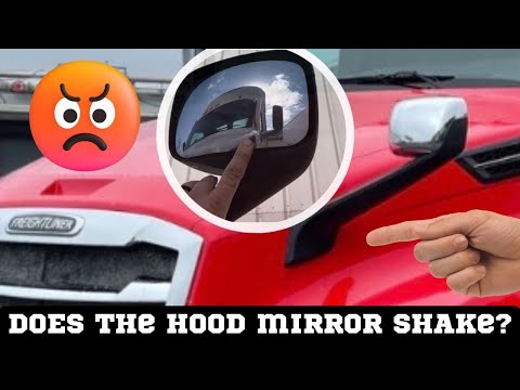 HOW TO EASILY DIY REPAIR A FREIGHTLINER CASCADIA HOOD MIRROR WITHOUT GETTING SCREWED BY THE DEALER