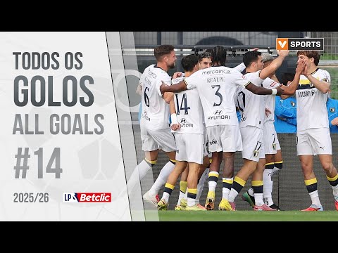 Todos os Golos da 14ª Jornada (Liga 25/26)
