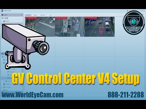 World Eye Cam - GVControl Center V4 Setup