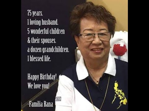 Mommy Perla @ 75 - Shine Bright Like a Diamond.