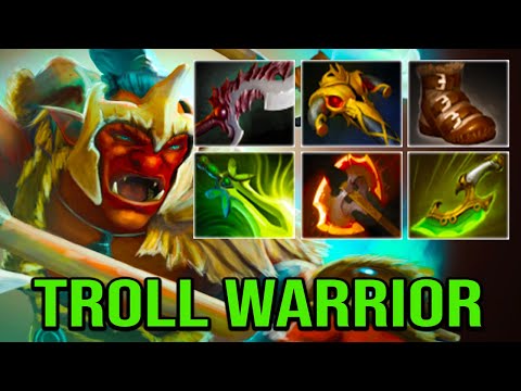 INCREDIBLE SUPER HERO [Troll Warlord] INSANE EARLY GODLIKE DOTA 2 PRO GAMEPLAY