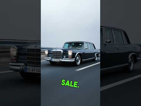 Inflation and the oldtimer Mercedes W100 600