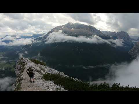 Punta Fiames: via ferrata Strobel