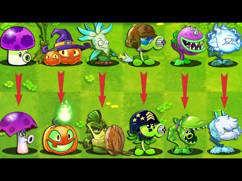 PvZ 2 Discovery 10.5.1 - All New Plants Evolution NOOB - PRO version