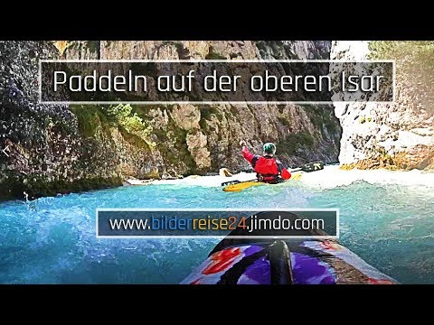 2017 Paddeln auf der oberen Isar, KAYAKING
