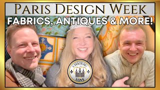 Chateau Owners at PARIS DESIGN WEEK🌟Luxe Fabrics, Wallpapers, Antiques & More!