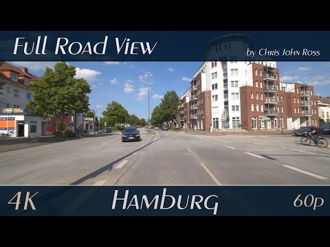 Hamburg, Germany: Hohenfelde, Eilbek, Wandsbek, Tonndorf - 4K (2160p/60p)