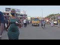 4k busy market ghana accra makola african walk videos