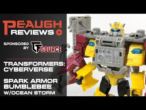 Video Review: Transformers Cyberverse - Spark Armor BUMBLEBEE w/ Ocean Storm
