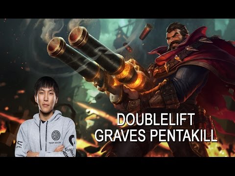 Doublelift Graves Pentakill ft. Bjergsen - Stream Highlight