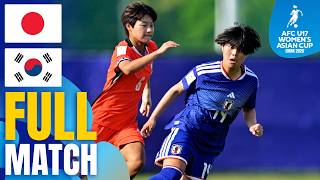 Japan vs Korea Republic | Full Match | Quarter-Finals – AFC U17 Women's Asian Cup™