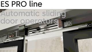 Dormakaba Sliding Door System ES PROLINE ES250 Pro Easy programming