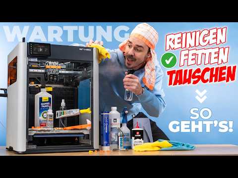 Bambu Lab H2D, H2C & H2S Wartung | So hält dein 3D-Drucker ewig! (Guide 2026)