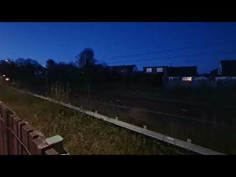 (4K) DB Cargo 66120 on 6V71 at Euxton Balshaw Lane 13th April 2022