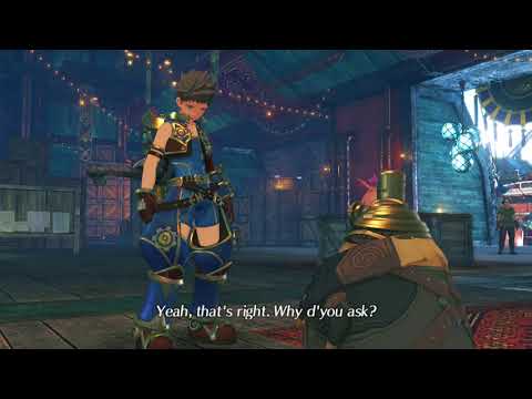 Pupunin, with Security . Cutscene . Xenoblade Chronicles 2 .