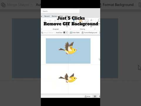 How to Remove GIF Image Background in PowerPoint? #powerpoint #powerpointtricks #tricksandtips