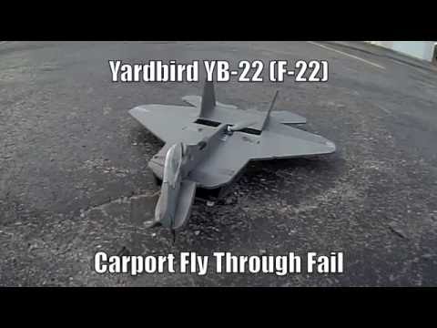 RC Plane Crash (carport fail) R/C Arsenal