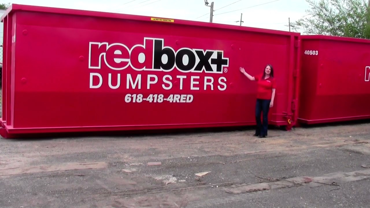 redbox+ Dumpster Sizes