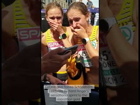 Richard Ringer becomes european champion in #munich2022 #eueopeanchampionship #marathon #SHORTS