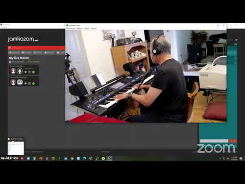 Jamkazam fed into Zoom Test July 22, 2020