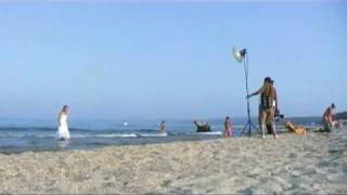 preview picture of video 'nyfi(tsa) stin paralia - a bride on the beach - Athitos- Greece'