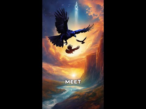 The Tale of Hugin and Munin: Odin’s Raven Messengers