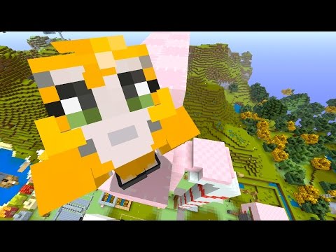 Minecraft Xbox - Quest To Build A Giant Robot Glowing Flamingo Called Jerry (163)