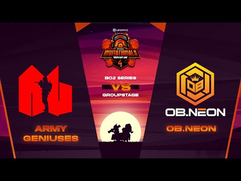 OB.Neon vs Army Geniuses Game 2 (BO2) | PNXBET Invitationals SEA S4 Group Stage