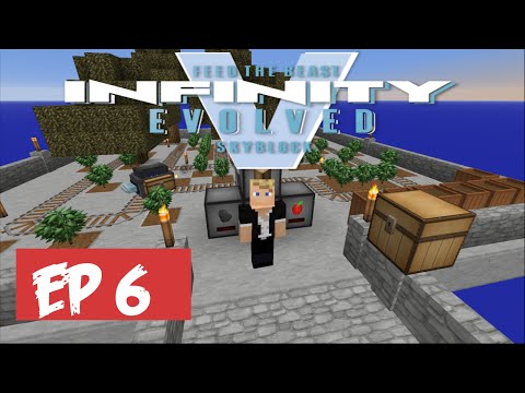 FTB Infinity Evolved Skyblock - Automatic Tree Farm |Ep.6| (Modded FTB Skyblock)
