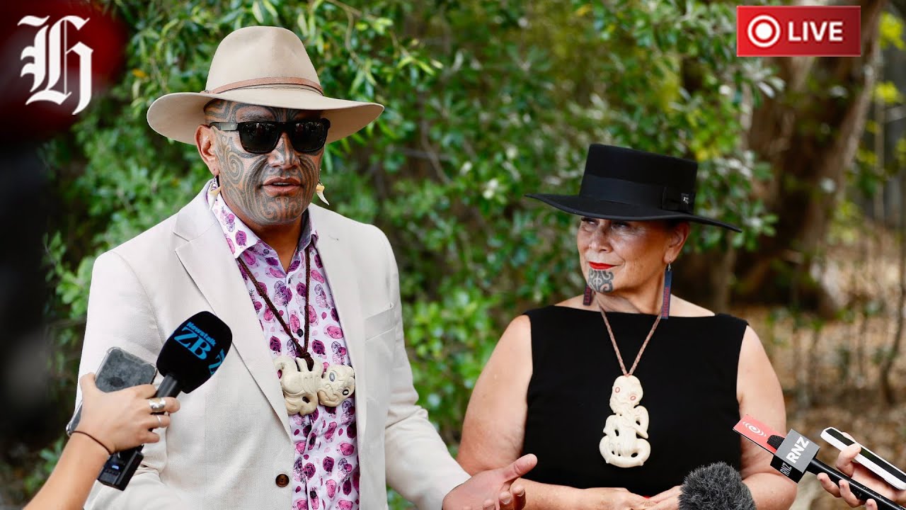 NZ Herald Live:  Te Pāti Māori co-leaders speak to media