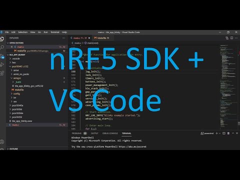 nRF5 SDK Visual Studio Code Integration