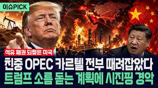 [이슈PICK] 친중 OPEC 카르텔 전부 때려잡았다... 트럼프의 소름 돋는 계획에 시진핑 경악 / 사건텔러