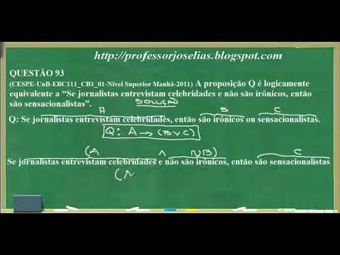 120 QUESTÕES   R L    CESPE   QUESTÃO 93