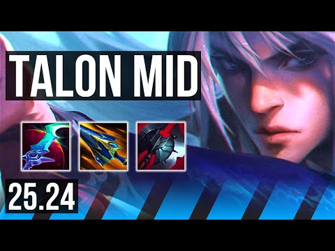 TALON vs GALIO (MID) | Perfect KDA: 14/0/3 | KR Master | 25.24