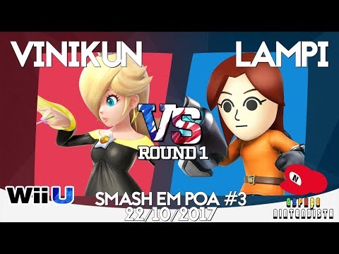 DASH | Vinikun (Rosalina & Luma) VS SmashRS | Lampi (Mii Gunner) - Round 1 - Smash em POA #3