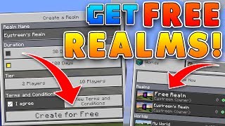 How to get REALMS for FREE in Minecraft Pocket Edition! iOS & Android Get FREE PAID APPS! 2017