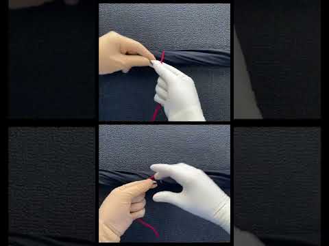 Two handed surgical knot