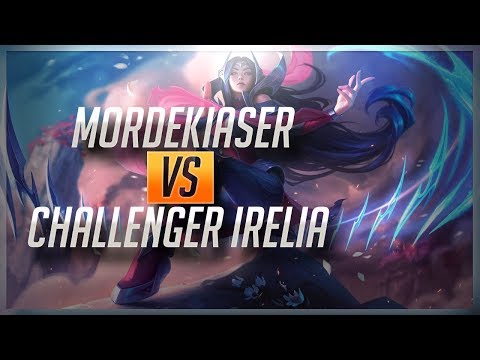 HOW IS THIS EVEN FAIR?!  *CHALLENGER* IRELIA  VS *DIAMOND* MORDEKAISER - League of Legends