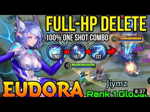 LIGHTNING...STRIKE!!! EUDORA FULL HP DELETE COMBO — TOP 1 GLOBAL EUDORA