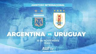 Argentina - Uruguay se podr ver en AUF TV este lunes desde las 15:45 h por Vera + de Antel