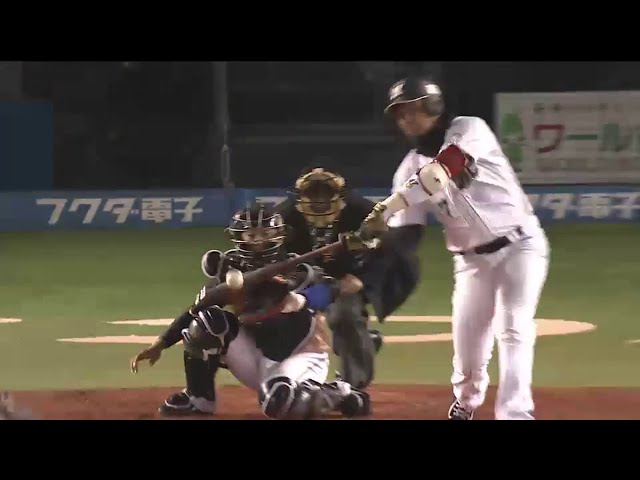 【4回裏】マリーンズ・クルーズの一打で同点!! 2015/3/31 M-F