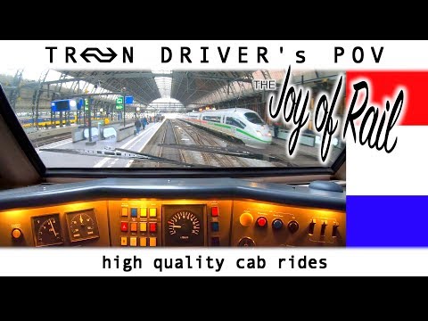 TRAIN DRIVER'S POV Amsterdam Sloterdijk - Utrecht VIRM 27feb 2020