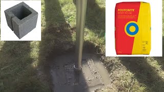 How to install a Breezecatcher rotary clothesline