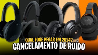 Qual Melhor Fone com CANCELAMENTO DE RUÍDO em 2024? Top 5 Fones de Ouvido ✅