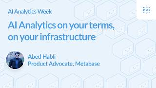 AI analytics, on your terms, on your infrastructure | AI Analytics Wee